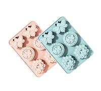 Zunate Silicone Soap Mold, 2PCS Bee Shaped Candle Mold for Making Chocolate, Cake, Crafts, 3D Baking, Silicone Craft for DIY Soap Resin