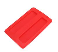Zunate Silicone Toaster Cover for Bread Machine, Flexible Reusable Toaster Lid Dust Proof, 15.8x10.4x1.2cm Bread Maker Cover for Kitchen, Spill Proof Easy to Clean, 6.22x4.09x0.47in (Red)