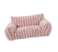 Zunate Small Dog Sofa Cozy Pet Bed for Cats Winter Warm Backrest Support Dog Couch, Skin Friendly Design for All Seasons (XS 50 * 40 * 20cm)