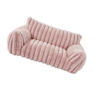 Zunate Small Dog Sofa Cozy Pet Bed for Cats Winter Warm Backrest Support Dog Couch, Skin Friendly Design for All Seasons (L 90 * 65 * 20cm)