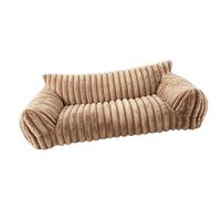 Zunate Small Dog Sofa Cozy Pet Bed for Cats Winter Warm Backrest Support Dog Couch, Skin Friendly Design for All Seasons (S 60 * 45 * 20cm)