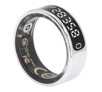 Zunate Smart Ring for Women Men, Fitness Tracker with Display Screen, Steps, Distance Counting, Sleep Tracking, Gesture Control, 10m Water Proof (ID 19.9mm / 0.78in)
