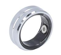 Zunate Smart Ring Health Tracker, Wearable Fitness Sleep Tracker for Men Women, Support 6-7 Days Battery Life, IP68 Waterproof, Bluetooth Connection (Size 7 17.4mm / 0.7in ID)