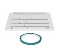 Zunate Splicing Block Kit, Professional Aluminum Alloy Reel to Reel Tape Splicing Tool with Precise Channels for 1, 1/2, 1/4, 1/8 Inch 10 Inch Magnetic Tapes (Green)