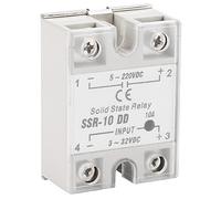 Zunate SSR-10 DD 10A Solid State Relay 5-220VDC | Heavy Duty Industrial Process Module for Harsh Environment, High Speed No Switching