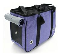 Zunate Success Small Dog Carrier, Soft Sided Pet Carrier Bag, Travel Puppy with Roll Up Curtain, Small Dog Purse for Outdoor Walking Vet Visit Shopping (M 44 X 18 X 28cm, for Up to 5kg)