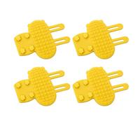 Zunate Success Wall Cat Corner Scratcher, Self Grooming Brush Tool with Massage Comb, Silicone Corner Scratcher for Long Short Hair Kitten Cats Dogs (4 Pieces)