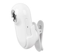 Zunate Thumb Action Camera, 1080P Tiny Size Video 2MP Small Body Camera 120 Degree Lens DV Vlogging Camera Wearable Action Body Cam for Outdoor Riding Pet Recording Cycling (White)