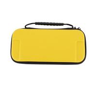 Zunate Travel Game Console Protective Case | Super Thin Portable Storage Carrying for Lite with 10 Game Card Slots, Lake Blue (Yellow)