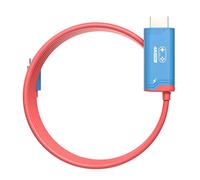 Zunate TV HD Cable, 48Gbps Ultra High Speed 4K At 144Hz 5.1 Surround Sound HDMI 2.1 Certified with 100W PD Fast Charging TV Adapter Cord for Switch 2 Steam Dock ROG Ally USB C 3.2 (Red Blue)