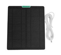 Zunate Type C Solar Panel Charger for Security Camera 10W Fast Charging Cost Effective Solar Panel for Ring, Blink, USB Camera No Pollution Energy Efficient (White)