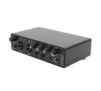 Zunate Type C Sound Interface, 24 Bit 192kHz USB Interface with XLR Input 48V Phantasm Power, for Recording Streaming Podcasting (Black)