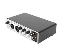 Zunate Type C Sound Interface, 24 Bit 192kHz USB Interface with XLR Input 48V Phantasm Power, for Recording Streaming Podcasting (Black and White)