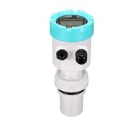 Zunate Ultrasonic Level Meter Digital LCD Display Water Level Sensor 4-20mA Output 0-10m Range Green ABS Durable Industrial Grade Digital Liquid Measurement System for Tanks and