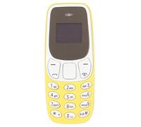 Zunate Unlocked Smallest Mobile Phone, BM10 Tiny Mini Mobile with Voice Changer Hands Free Bluetooth Dialer Phone for Students, Support Dual SIM Card (Yellow)