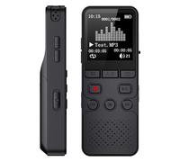 Zunate Voice Recorder, Dual Mic Portable One Touch Recording (32G)