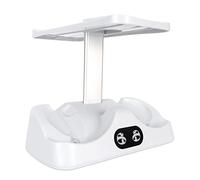 Zunate VR2 Controller Charging Station with Quick Charging and Strong Magnet for Dual Controllers and VR Headset Storage White