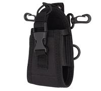 Zunate Walkie Talkie Protective Cover Nylon Universal 2-Way Radio Pouch for UV-5R/UV-82 TYT WOUXUN MSC-20E Adjustable Shoulder Strap Durable Outdoor Heavy Duty Waist Chest Shoulder Bag