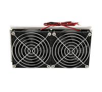 Zunate Water Cooling Radiator, 12V 100W Small Fast Cooling Semiconductor Cooling System DIY Semiconductor Refrigeration Cooling System Dual Fan, for Computer Heat Sinks
