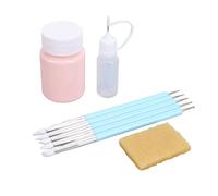Zunate Watercolor Red Masking Fluid Easy Peel Off Liquid Tape Set for Artists and Crafters, 60ML - Ideal for Watercolor Paintings, Calligraphy, and Mixed Media Creations