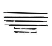 Zunate Weatherstrip Replacement Fit for Toyota Prado GX470 2003-2009, Long Lasting Rubber Seal Protects from Rain and Dust, Easy Installation, 6 Sealing Strips