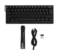 Zunate Wireless Mechanical Keyboard, 60% Compact Layout with RGB Backlight and Anti Ghosting Bluetooth 2.4G Wired Connection Hot Swappable PC Gaming Keyboard for Typing (Black)