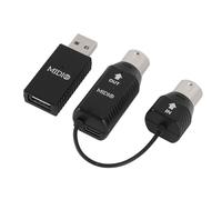 Zunate Wireless MIDI Adapter, Professional Low Latency 3ms MIDI to USB Converter Keyboard Instrument Synthesizer for Digital Piano Keyboard Synthesizer with USB Adapter B for OS X