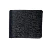 Zundooz Wallet for Men Cyrus Men's Designer Leather Slim Wallet with Coin Pocket, Black