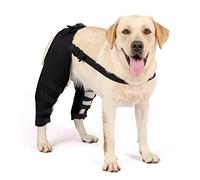 Zunea 1Pair Dog Leg Brace for Hind Leg ACL CCL Tear Back Legs Wound Protector Canine Rear Hock Joint Brace Dogs Compression Sleeve Wrap and Extra Support for Injury and Sprain Healing of Arthritis M
