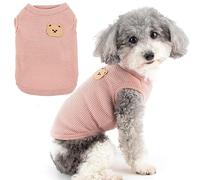 Zunea Dog Shirts for Small Dogs Summer Vest T-Shirt Soft Breathable Puppy Clothes Basic Tee Shirt Pet Sleeveless Tank Top Chihuahua Yorkie Cat Sweatshirt Apparel Pink XL
