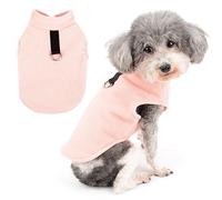 Zunea Fleece Dog Vest Sweater Jumper for Small Dogs Soft Winter Jacket Coat with D-Ring Turtleneck Cold Weather Coat Pet Clothes Doggy Chihuahua Yorkie Apparel Pink M