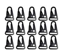 Zunedhys 15 Pcs Enlarged Mouth Clasp Olecranon for Outdoors Bag Backpack,Carabiner Snap Hooks