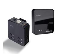 Zunedhys 2.4G Wireless Live Lavalier Microphone Square RF Launcher Receiver Clip Lapel Microphone System for Camera Phones