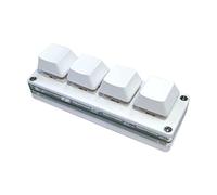 Zunedhys 4 Key Programming Keyboard Keyboard OSU Game Keyboard Shortcut Programmable Mechanical Macro Keyboard, Blue Switch