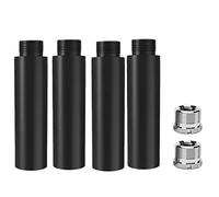 Zunedhys 4Pcs Mic Stand Tube, 5/8Inch Female to 5/8Inch Male Microphone Rod for Desk & Arm Stand