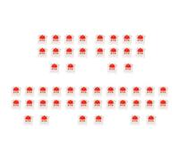 Zunedhys 50Pcs Plastic For Cherry Red 3 Pin MX RGB Mechanical Switch Keyboard Replacement