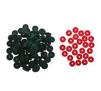 Zunedhys 90Pcs Piano Keyboard Felt Front Rail Regulating Punchings with 90Pcs Piano Keyboard Washer Piano Felt Balance Rail