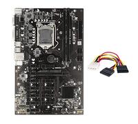 Zunedhys B250 BTC Mining Motherboard with 4PIN To SATA Cable 12XGraphics Card Slot LGA 1151 DDR4 USB3.0 for BTC Mining