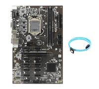 Zunedhys B250 BTC Mining Motherboard with SATA3.0 Serial Port Cable 12XGraphics Card Slot LGA 1151 Support DDR4 for BTC