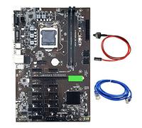 Zunedhys B250C BTC Mining Motherboard with RJ45 Network Cable+Switch Cable LGA1151 12XGraphics Card Slot USB3.0 Support DDR4 RAM