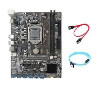 Zunedhys B250C Motherboard+SATA3.0 Serial Port Cable+SATA Cable 12 PCIE to USB3.0 GPU Slot LGA1151 Pin DDR4 for