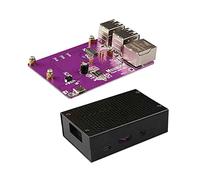 Zunedhys For Zero 2W to 3B Board USB HUB 100Mbps Ethernet Expansion Board with Aluminum Alloy Shell B