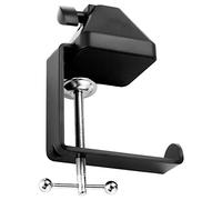 Zunedhys Heavy-Duty Table Mount Clamp, C Mounting Clamp Holder with Headset Hook Hanger for Microphone Suspension Arm Stand