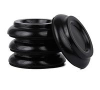 Zunedhys Piano Caster Cups Piano Wheels Piano Leg Protectors Wood 4, Black