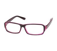 Zunedhys Plastic Full Rim Clear Lens Glasses Spectacles Black for Women Man