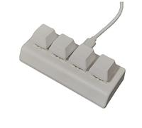 Zunedhys Portable Mini 4 Keys Function Keyboard Copy and Paste DIY Shortcut Keyboard Mechanical Keyboard Gaming Keyboard