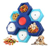 Zunetsutock Anti Glutton Dog Bowl | Multi-Level Rotating Lick Plate for Puppy Boredom Relief Indoor Dorm Home Kitchen Living Room Balcony