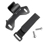 Zunetsutock Bicycle Pump Holder, Bicycle Pump Bracket, Bike Pump Frame Bracket with Fixed Clip - Inflator Fixing Frame Holder Practical Clip Holder for
