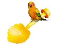 Zunetsutock Bird Perches for Cage - Multifunction Wooden Toy Perch with Feeding Bowl, Fun Activity Stand | Pet Accessory for Parakeet Cockatiel Canary Macaw Parrot Training Climbing Chewing Grinding B