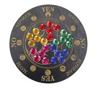 Zunetsutock Board for Divination - Wooden Seven Star Altar Dowsing Board, Spiritual Decor | for meditation energy focus metaphysical space home bedroom divination ritual decorative tabletop a